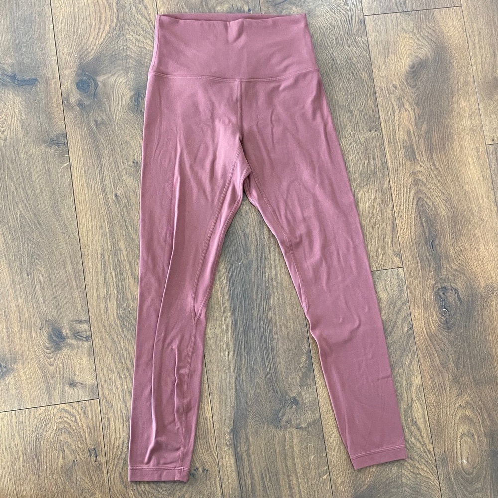 Lululemon Lunar New Year Align High-Rise Pant 25" Smoky Red size 4